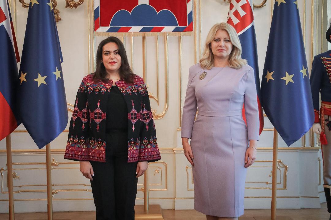 الخالدي تقدم أوراق اعتمادها